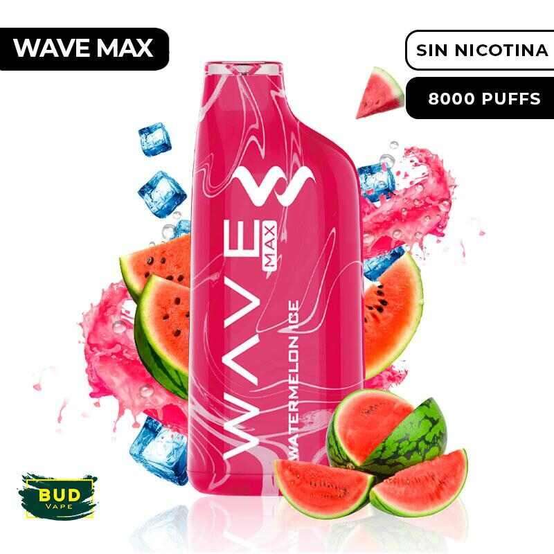 Bud Vape Watermelon Ice Wave Max 8000 Puff